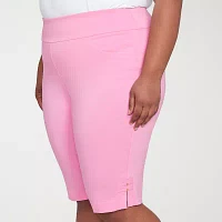 Hearts Of Palm Mid Rise Plus Skimmer Pants