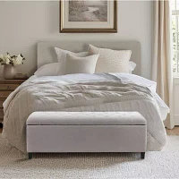 Madison Park Sasha Tufted Top Storage Bench