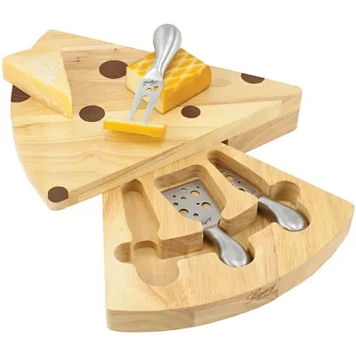 Picnic Time® Swiss Cheeseboard with Tools