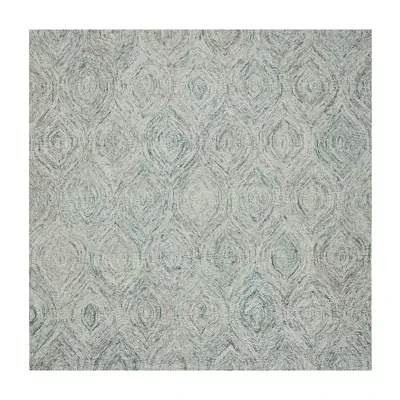 Safavieh Ikat Collection Cheshunt Geometric Square Area Rug