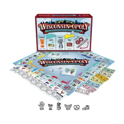 Late For The Sky Wisconsin-Opoly : Classic Board Game Board Game
