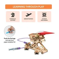 Elenco Electronics Smartivity Diy Toy Hydraulic Paper Airplane Launcher Discovery Toy