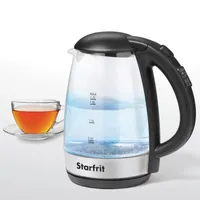 Starfrit 1.7L Glass Electric Kettle with Variable Temperature Control