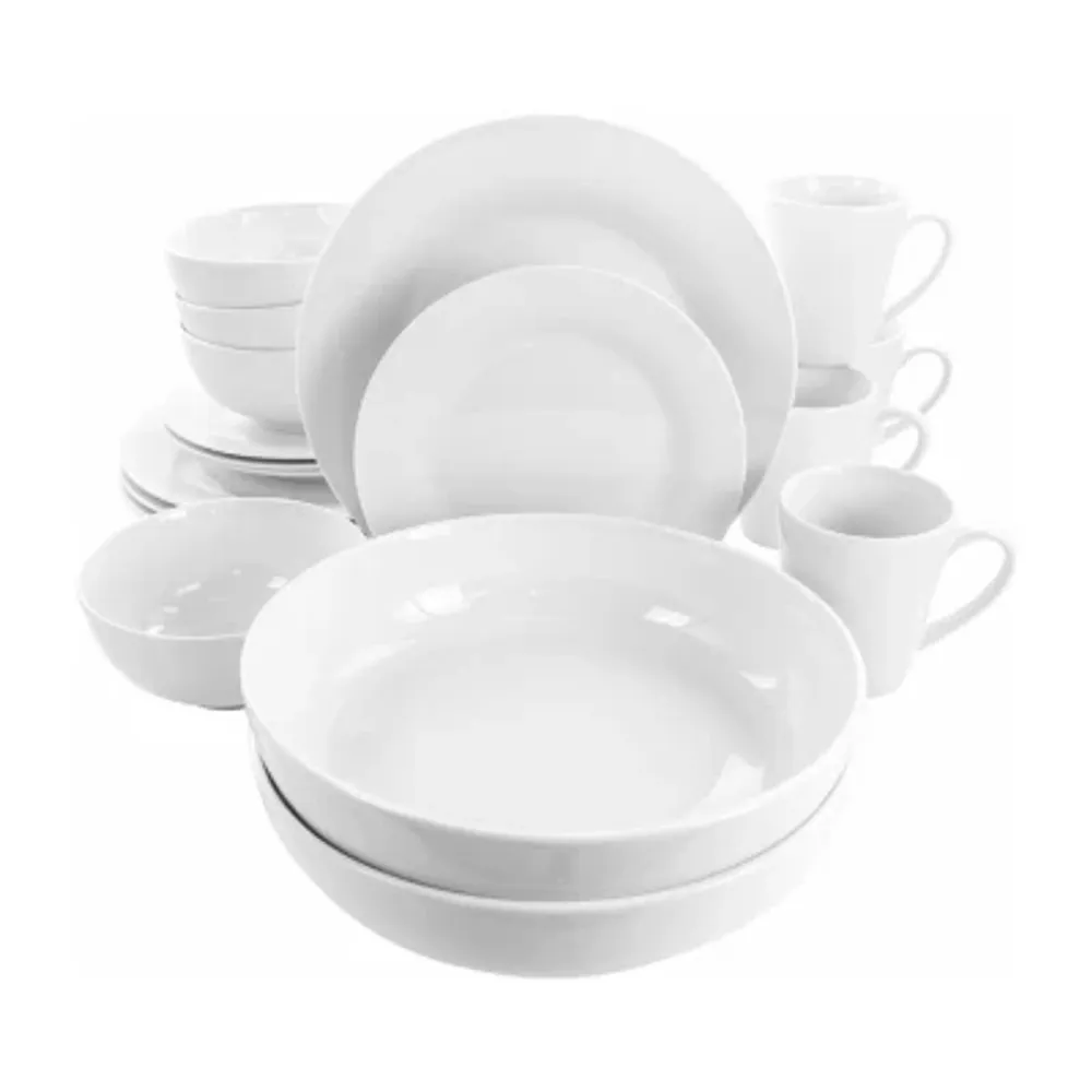 Elama Carey 18-pc. Porcelain Dinnerware Set