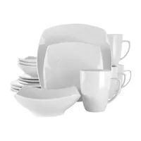 Elama Hayes 16-pc. Porcelain Dinnerware Set