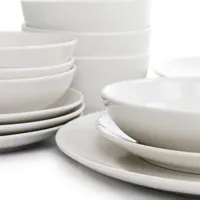 Elama Camellia 16-pc. Porcelain Dinnerware Set