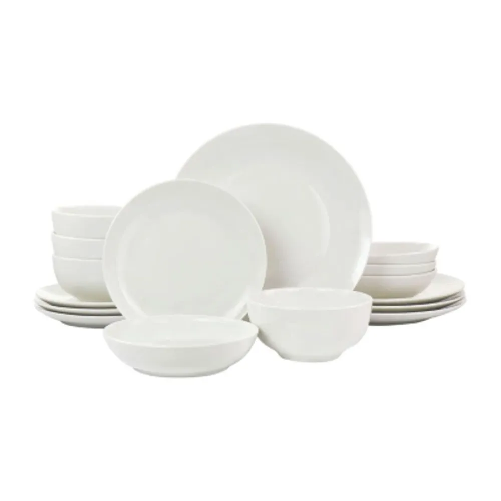 Elama Camellia 16-pc. Porcelain Dinnerware Set