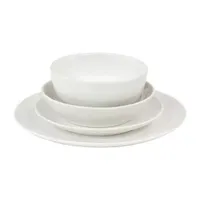 Elama Camellia 16-pc. Porcelain Dinnerware Set