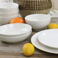 Elama Camellia 16-pc. Porcelain Dinnerware Set