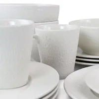 Elama Jasmine 16-pc. Porcelain Dinnerware Set