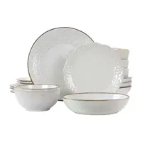 Elama Countess 16-pc. Stoneware Dinnerware Set