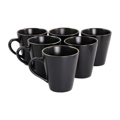 Elama Paul 6-pc. Dishwasher Safe Coffee Mug