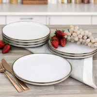 Elama Arthur 6-pc. Stoneware Dinnerware Set