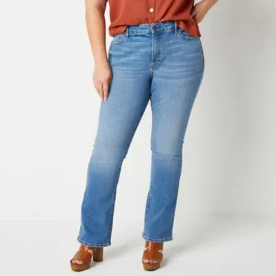 a.n.a-Plus Womens High Rise Vintage Bootcut Jean