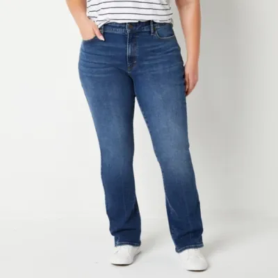 a.n.a-Plus Womens High Rise Vintage Bootcut Jean