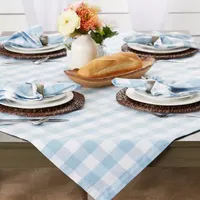 Design Imports French A Blue Dobby Table Runners