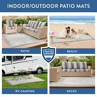 Patio Armor By Surefit Brecken Weather Resistant Outdoor Rectanglular Area Rug