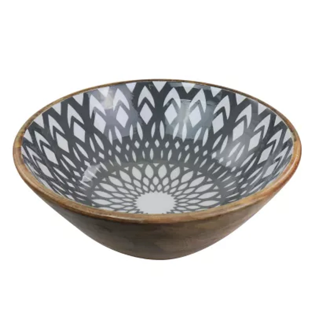 Elama Mangowood 13" Salad Bowl