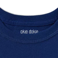 Okie Dokie Toddler Boys Adaptive Crew Neck Long Sleeve Graphic T-Shirt