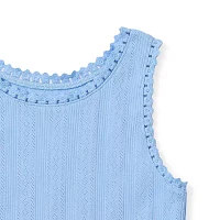 Thereabouts Little & Big Girls Rib Scoop Neck Tank Top