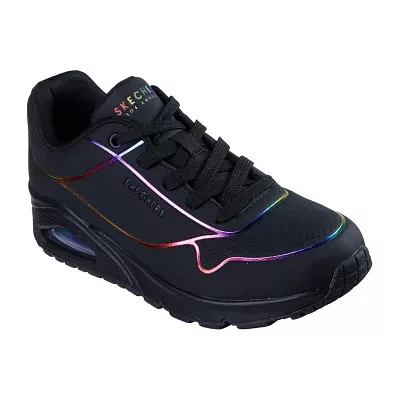 Skechers Womens Uno Electric Lines Sneakers