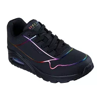 Skechers Womens Uno Electric Lines Sneakers