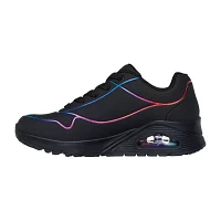 Skechers Womens Uno Electric Lines Sneakers