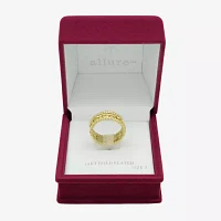 Sparkle Allure Stack Link Womens 7MM 14K Gold Over Brass Band
