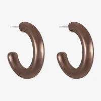 Liz Claiborne Womens 21mm Hypoallergenic Hoop Earrings