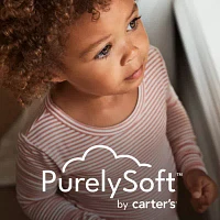 Carter's Purelysoft Baby Girls Round Neck Long Sleeve 2-pc. Nightgown