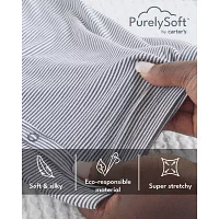 Carter's Purelysoft Baby Girls Round Neck Long Sleeve 2-pc. Nightgown