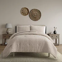 Indigo Road By Egypt Sherrod Noriah Ruched Stripe 3-pc. Lightweight Comforter Set