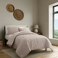 Indigo Road By Egypt Sherrod Noriah Ruched Stripe 3-pc. Lightweight Comforter Set