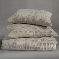 Indigo Road By Egypt Sherrod Noriah Ruched Stripe 3-pc. Lightweight Comforter Set