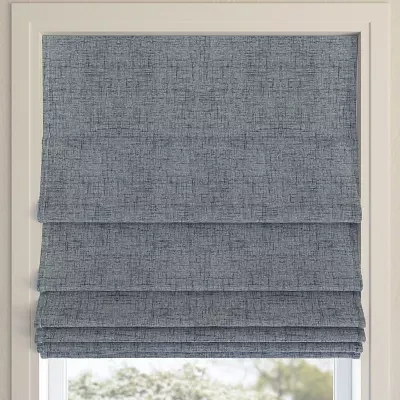 Sun Zero Somerton Energy Saving Cordless Blackout Roman Shades