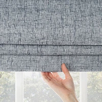 Sun Zero Somerton Energy Saving Cordless Blackout Roman Shades