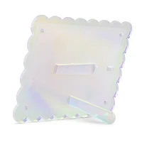 Pink Sky 4 X 6 Scallop Edge Clear Acrylic 1-Opening Tabletop Frame