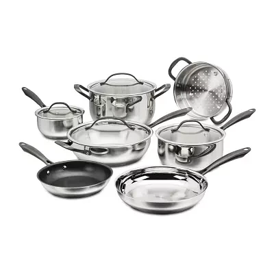 Cuisinart Pure Radiance Stainless Steel 11-pc. Cookware Set