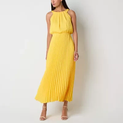 Robbie Bee Womens Sleeveless Maxi Dress