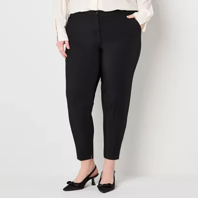 Worthington Plus Womens Ankle Pant