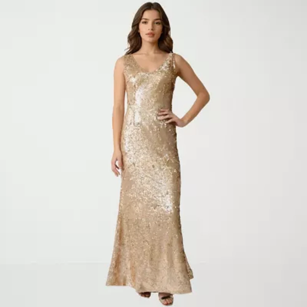 Rene by Ruiz Collection Womens Sleeveless Evening Gown