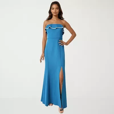 Rene by Ruiz Collection Womens Sleeveless Evening Gown