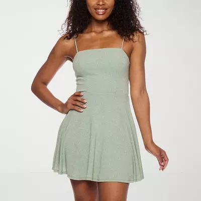 B. Smart Womens Sleeveless A-Line Dress Juniors