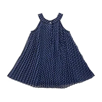 Blueberi Boulevard Toddler Girls Sleeveless A-Line Dress
