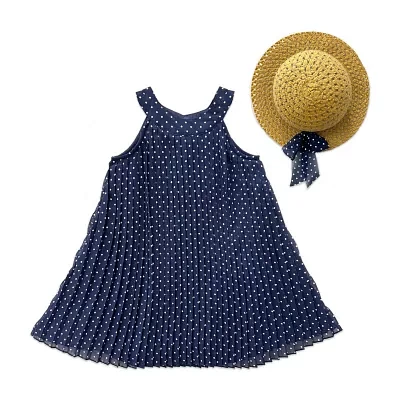 Blueberi Boulevard Toddler Girls Sleeveless A-Line Dress