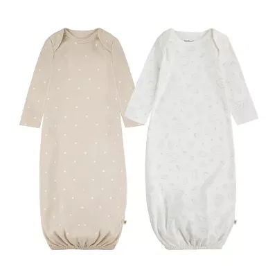 Huggies Baby Boys Crew Neck Long Sleeve 2-pc. Nightgown