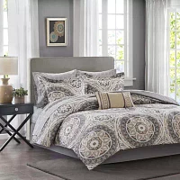 Madison Park Essentials Aurora Comforter Set with Cotton Sheets