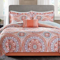 Madison Park Essentials Brighton Comforter Set with Cotton Sheets