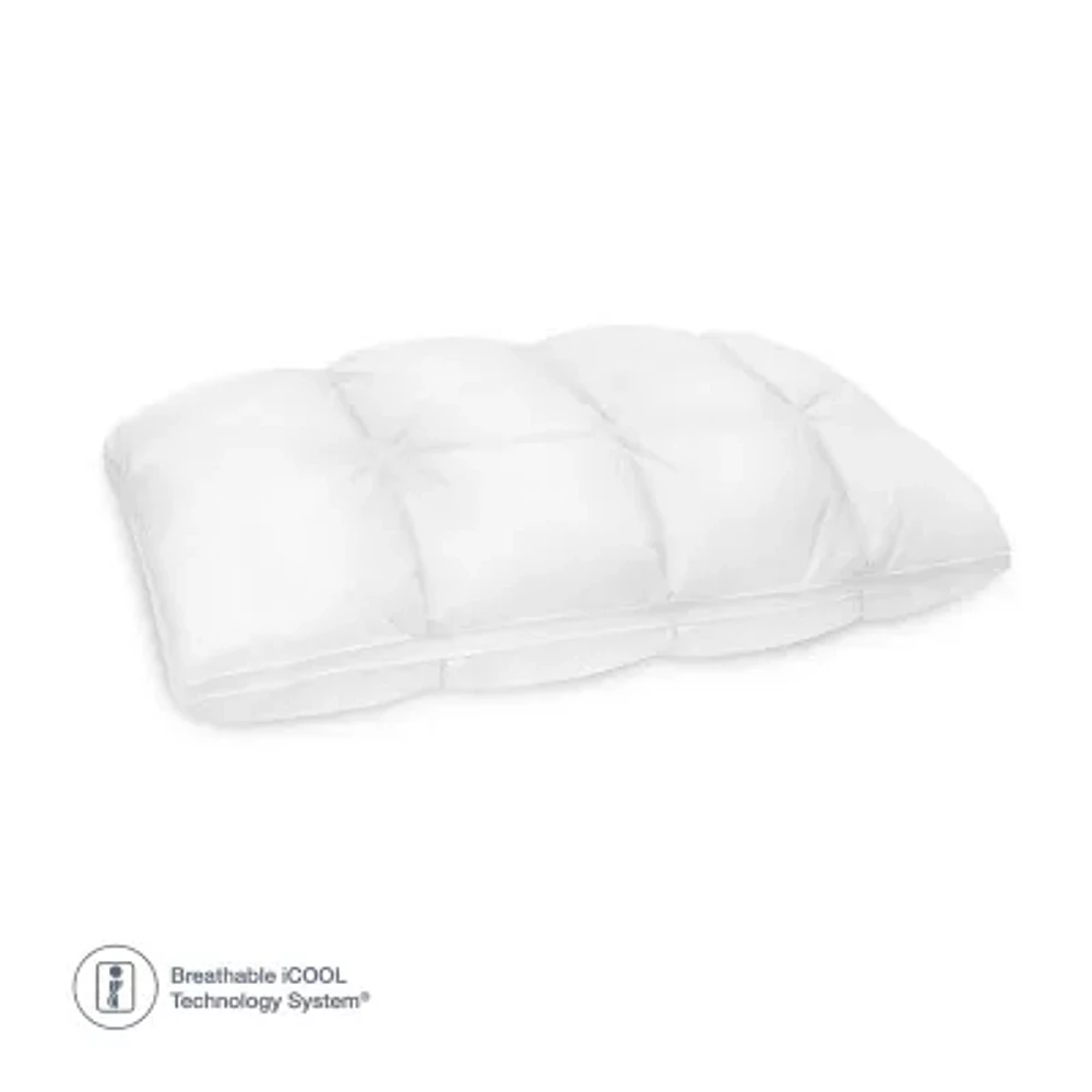 Sensorpedic Euro Majestic Down Alternative & Memory Foam Medium Density Pillow