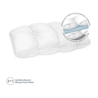 Sensorpedic Euro Majestic Down Alternative & Memory Foam Medium Density Pillow